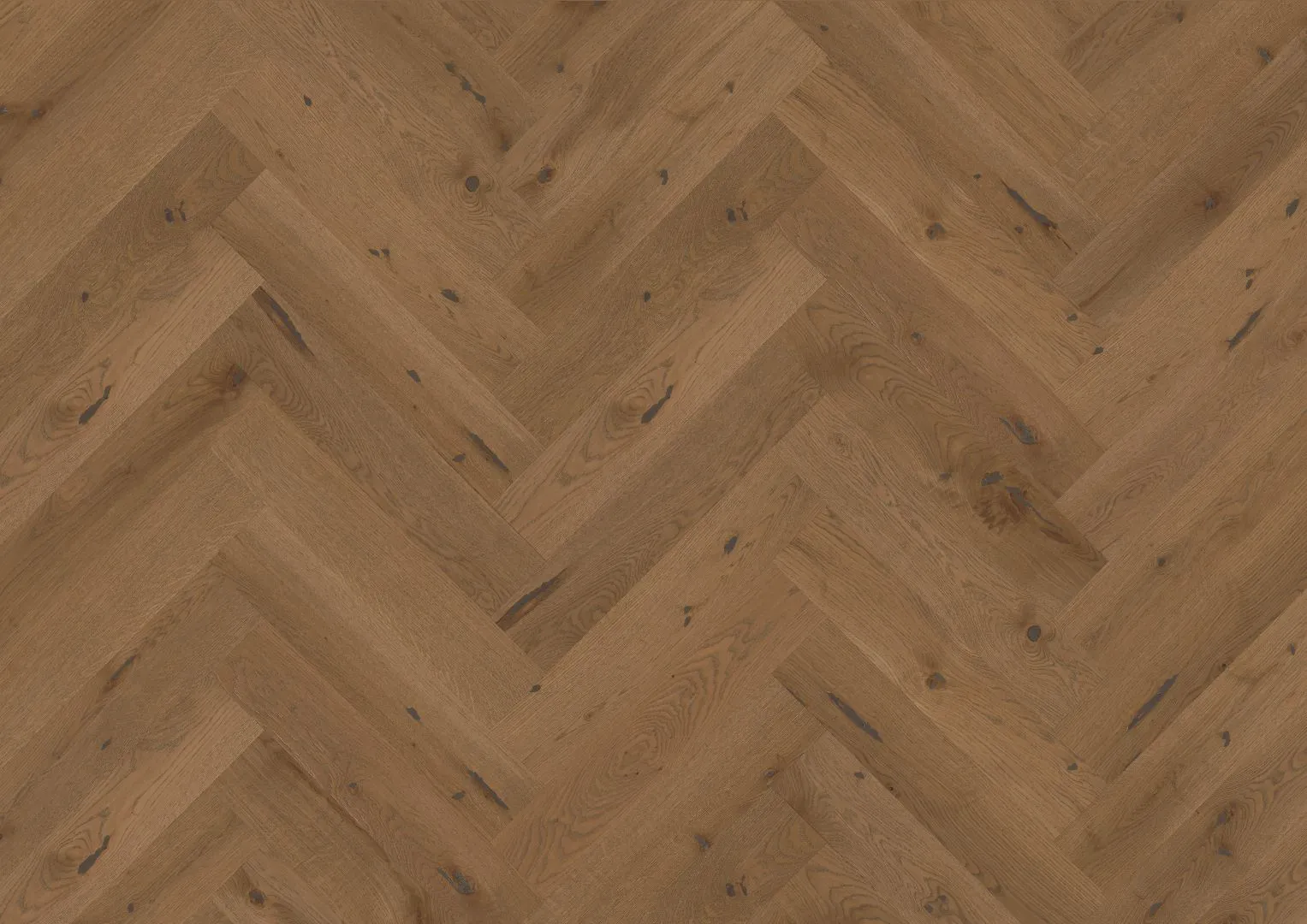 Smoked White Oak Herringbone